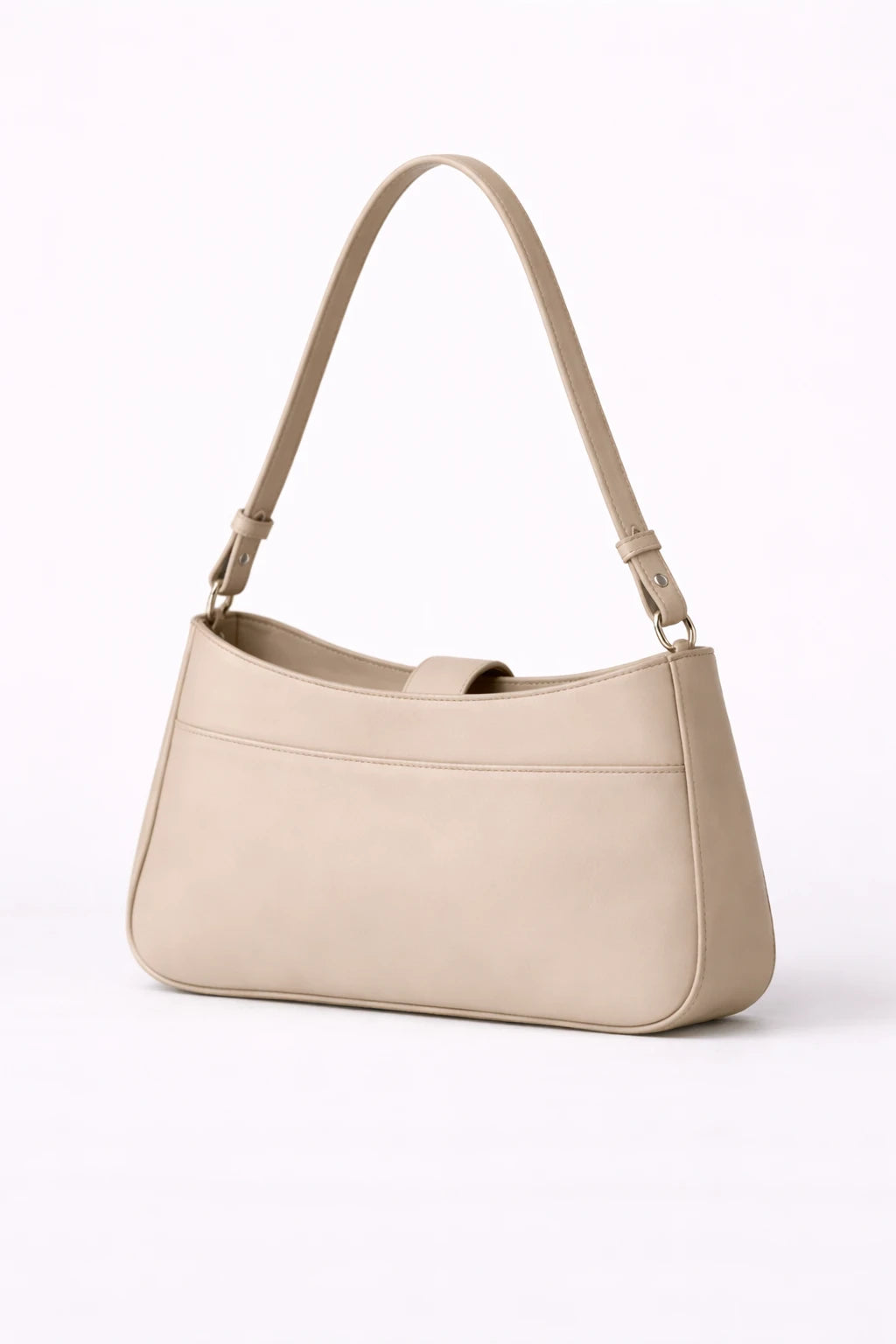 Minimal Crescent Shoulder Bag