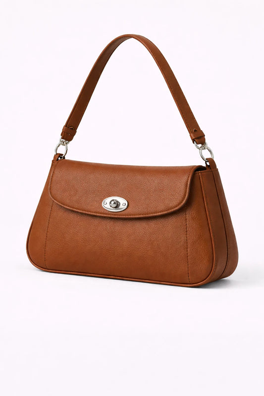 Classic Turn-Lock Shoulder Bag
