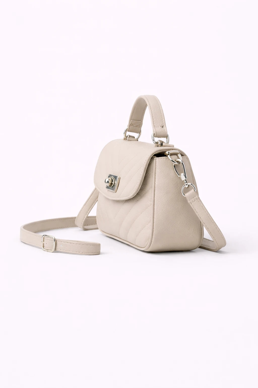 Quilted Mini Top-Handle Bag