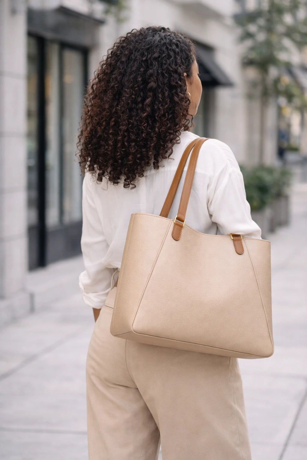 Modern Neutral Tote Bag