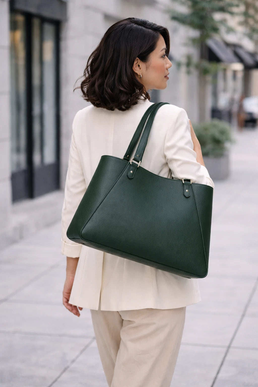 Structured City Tote Bag